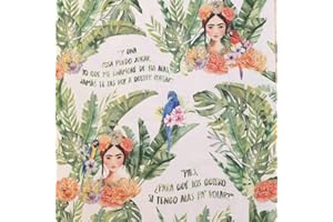 KT KILOTELA KILOtela Kt Tessuto arredo Stampato al Metro - Half Panama Stampa Digitale - 100% Cotone - 280 cm di Larghezza - Prezzo per 50 cm | Frida - Menzioni Famose