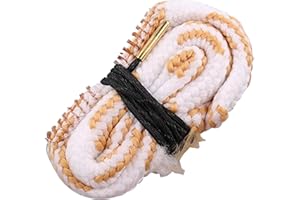 Fayelong Bore Snake Cleaner. 17. 22. 40. 50. 308. 380 Cal 6, 7, 9mm Calibro 12 20 28 410 GA Corda per Pulizia di Fucile, per Pulizia di Carabine, Pistole, Fucili da Caccia
