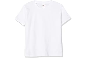 Fruit of the Loom - Kids Iconic Tee, Lightweight Ringspun Tee, 3 Pack, T-Shirt Bambino