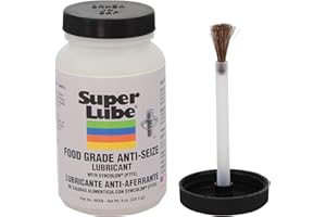 Super Lube 48008 Super Lube Lebensmittelqualität Anti-Seize mit Syncolon (PTFE), durchscheinendes Weiß