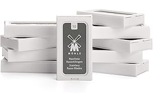 Mühle - Pack de 10 lames à raser de MÜHLE pour rasoirs traditionnels de sécurité