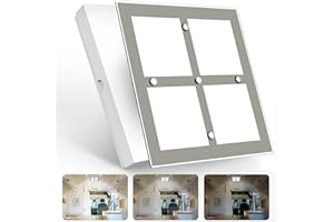 camperxlite Lámpara LED 12V Autocaravana Regulable LED para Furgo Camper Barco Van, Interruptor de atenuación incorporado 12W 1080LM CRI 90+(5000K)