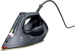 Electrolux 910003516 E8SI1-8EGM żelazko parowe, moc 2800 W, wyrzut pary 250 g, stal, kolor szary