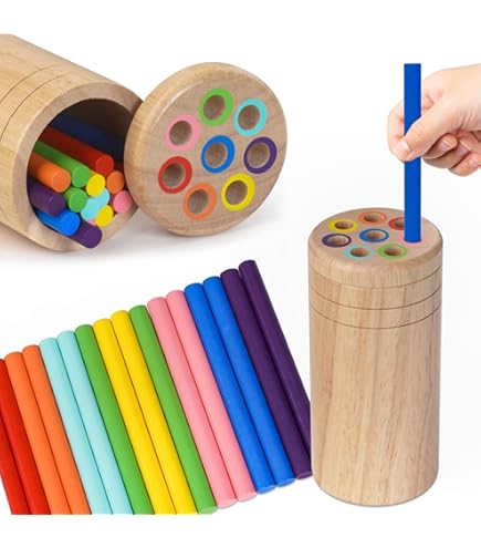 FCSONU - Juguetes Montessori Para Niños De 1 A 2 A 3 Años, Caja De