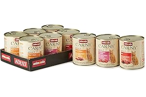 animonda Carny adult Katzenfutter, Nassfutter für ausgewachsene Katzen, Herzhafte Variation, 6 x 800 g