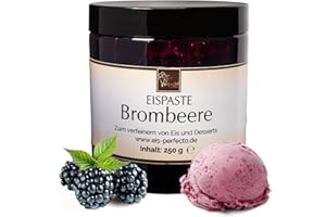 ‎EIS PERFECTO Brombeer Eispaste │ Fruchtige Intensität mit einer feinen, beerigen Note │ MEGA GESCHMACK │ Pimpe deine Eis, Desserts, Getränke uvm mit einer extra Portion Geschmack auf │ Inhalt 250 g