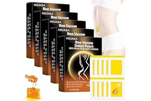 KOLGEIKJ Abnehmen Patch, 50 Stück Abnehmpflaster Bienengift-Lymphdrainage-Schlankheitspflaster, Abnehmen Schnell Fettverbrenner, Bienengift Pflaster Zum Abnehmen, Lymphatic Drainage Schlankheitspflaster