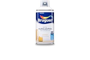 Bruguer Acrylic Multisuperficie Esmalte al agua en Spray Satinado Blanco Permanente 300 ml