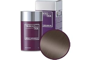 T-Tex Srl Trikko Tex - Fibre 100% naturali in cellulosa per capelli diradati e sfibrati - correttore per la perdita dei capelli - Unisex (uomo e donna) - volume capelli istantaneo (Medium Brown)