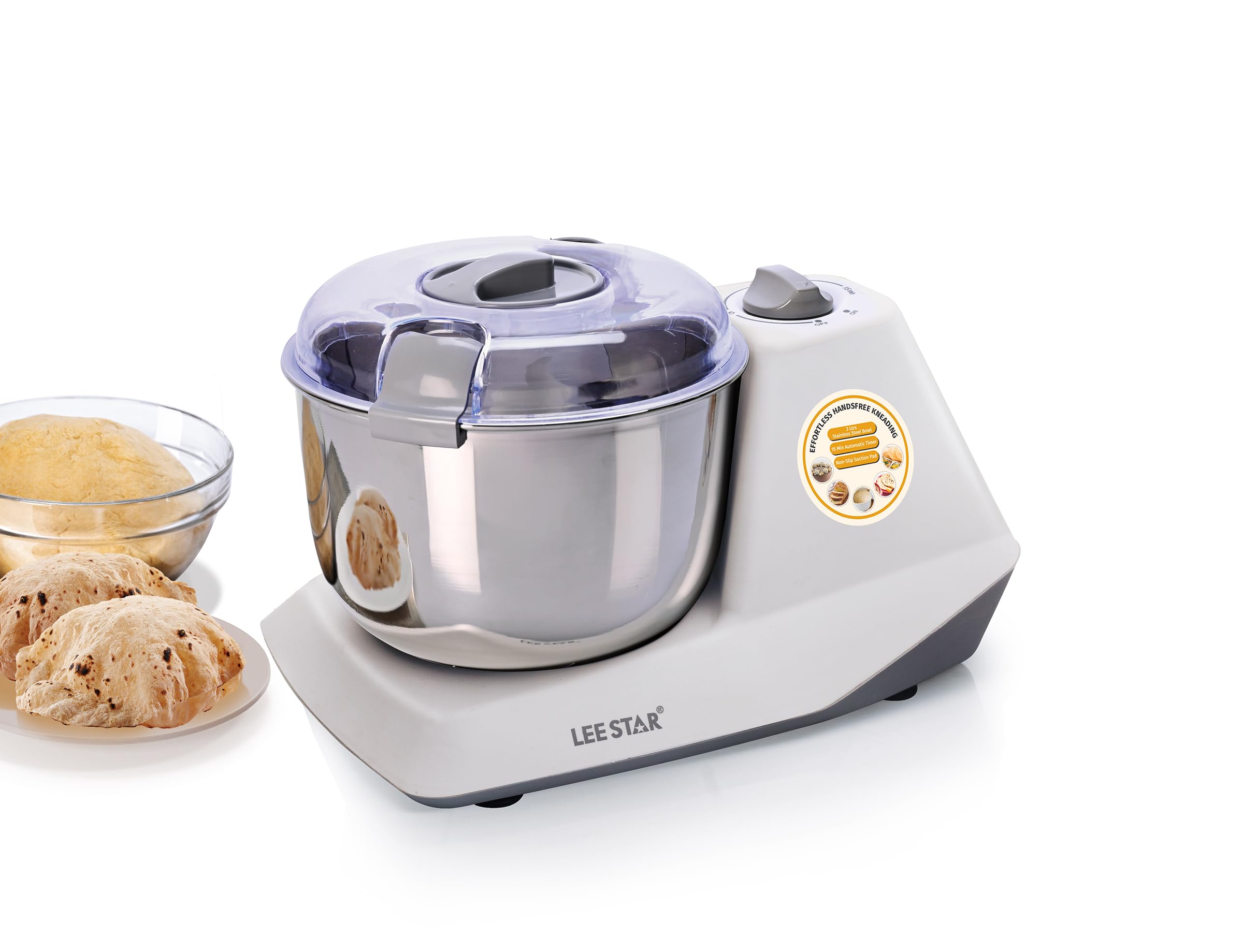 Lee Star Automatic Electric Atta Kneader: Powerful 650W Dough Mixer