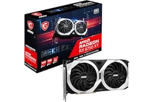 ‎MSI MSI Radeon RX 6750 XT MECH 2X 12G OC Gaming Grafikkarte - AMD RX 6750 XT, GPU 2512/2618 MHz, 12000MB DDR6 Speicher, Memory Speed 18000 MHz, Memory Bus 192bit