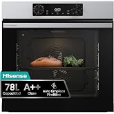 Hisense BI64216EPX - Pyrolytic Multifunction Oven, Class A++, 78L, Depth 57 cm, Telescopic Guide, Quick Heating, Open And Sof