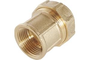 SOMATHERM FOR YOU SOMATHERM PER VOI - femmina in ottone Raccordo dritto per D32 tubo in PE - F26 / 34 - bloccaggio esterno