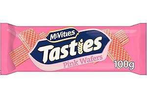 McVitie's Tasties Pink Wafer Biscuits, 100 g (Pack of 1)