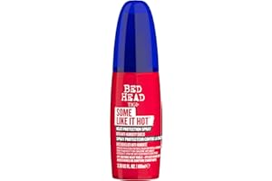 Bed Head by TIGI Some Like It Hot Heat Protection Spray – Professional Hot Tools Protectant for Hair, up to 230°C, Humidity Protector with Anti-Frizz, Thermal Defence, Smooth Finish Styling Spray