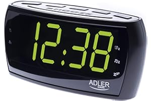 ‎ADLER EUROPE Adler AD1121 Radiobudzik, Czarny
