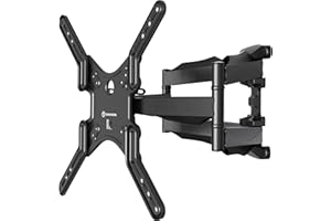 ONKRON Uchwyt na telewizor do telewizorów 37-70 cali, do 36,4 kg, uchwyt ścienny do telewizora, wychylny i wysuwany, maks. 400 x 400 VESA uchwyt ścienny do telewizorów/telewizora, czarny M5-B