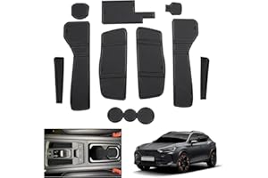 GAFAT Compatibile con Cupra Formentor 2022 2023 2024 (Automatico Elettronico) Tappetini Antiscivolo In Gomma, Formentor Tappetini per Console Centrale, per Porte [Non per Leva del Cambio] (Nero)