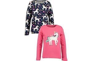 Blue Seven Mädchen Langarmshirts MARKETPLACE - 2er Pack