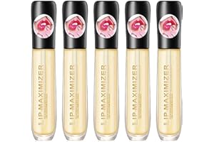 ZANLION Cozzo Lip Plumper, Kiss Beauty Lip Maximizer, Cozzo Vitamin E Lip Plumping Serum Instant Lip Filler Test, Lip Repairing Reduce Lip Fine Lines, Enhances Plump Gloss (5 Pcs)