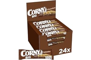 ‎CORNY Müsliriegel | Corny BIG | Schoko | Mit Erdnüssen und Schoko | Großpackung 24x50g