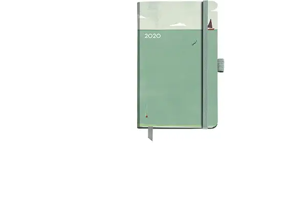 Miquelrius 31191 - Agenda 2020, Semana Vista Horizontal (90 x 140 mm), de Bolsillo, Océano, Castellano