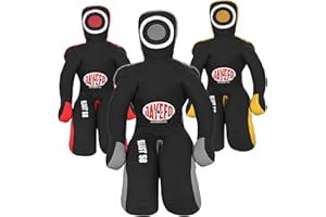 JAYEFO Beast 58 BJJ Mannequin de Lutte brésilien JIU Jitsu pour Grappling-soumission-Arts Martiaux Mixtes-MMA-Entraînement Punching Lancer Sac de Boxe Pratique Karaté Judo