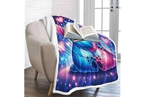 QROXY Stitch Decken 150x200 cm Kuscheldecke 100% Mikrofaser, Fleecedecke Warm Sofadecke Couchdecke (1,100 x 140 cm)