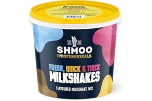 Shmoo Banana Flavour Milkshake, Fresh Thick Ice Cream Textured Banana Milkshake Powder Base 1.8kg (138 Regular Servings Per Tub)