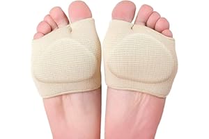 OKALABANDEE Almohadillas Metatarsales Transpirables - Cómodas y Suaves, Reducen la Presión en el Antepié, Lavables y Reutilizables para Uso Diario