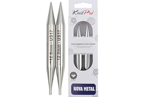 KnitPro - Nova Metal (12,00 mm) Punte a Maglia Intercambiabile - 1 unità