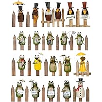 NETPROSHOP Zaunfigur Frosch Mit Eimer - Deko Für Garten & Zaun | Antik-Optik