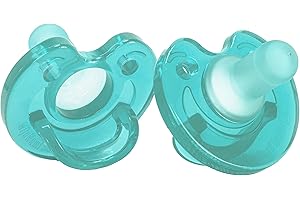 Tétine Soother MijnNami - 2 pièces - Sucette nouveau-né - 0-6 mois - convient aux bébés prématurés (Turquoise)