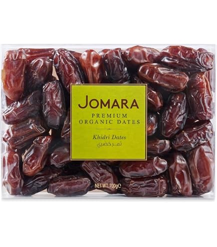 A.JOMARA Khidri Dates 700g 有機デーツ 新品 Jomara Medjool Dates Organic Clear P 700g : Amazon.ae: Grocery