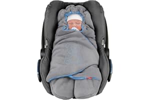 ByBoom, “l’originale con l’orsetto” - Coperta invernale universale per seggiolino dell’auto, per carrozzina, passeggino o lettino per bambini