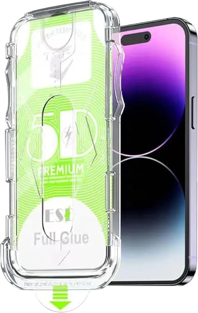 Babilden iPhone 17e / iPhone 16e / iPhone 14 / iPhone 13 / iPhone 13 Pro İle Uyumlu Ekran Koruyucu Hizalama Aparatlı Takılırken Camın Altında Kesinlikle Toz Bırakmayan Temperli Kırılmaz Cam Koruma