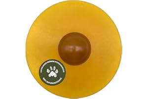 Hevea Galaxy Hunde Frisbee & Wurfspielzeug Hund - Naturkautschuk Frisbee Hund Apportierspielzeug - Tragbar und Schwimmt Auf Dem Wasser (Natürlich)
