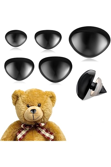 Nasi Sicurezza Per Pupazzi - 75 Pezzi Con Rondelle - 11/15/20mm - Per Amigurumi E Peluche - Foto 8