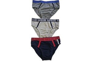 Navigare Slip Junior Originale Cotone Bielastico Mutande Junior Cotone Elasticizzato Confezione 3 Pezzi Fantasia dai 4 Hai 16 Anni