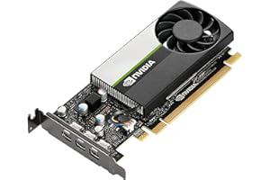 PNY Tarjeta gráfica Profesional NVIDIA T400 4 GB, GDDR6 de 4 GB, PCI Express 3.0 x16, Ranura única, 3X MiniDisplayPort, Compatible con 8K, Ventilador Activo ultrasilencioso