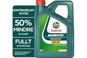 Castrol MAGNATEC 5W-30 A5 Fullt Syntetisk Motorolja, 4L