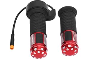 Focket Manopola acceleratore elettrica, manubrio per scooter elettrico con giunto impermeabile, acceleratore universale di ricambio per bici elettrica per SmartGyro, KuKirin (rosso)