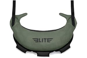 Elite Sports Bulgarian Canvas Bag for Crossfit, Fitness Canvas MMA Gym Cross Training Sandbag