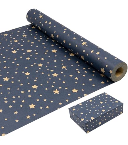 BETESSN 120Pcs Étquettes Autocollantes Cadeaux Noël Rondes En Paper Kraft Stcker Auto