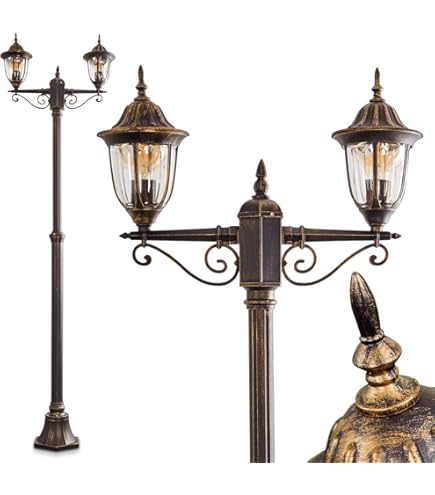Paco Home Lampada Per Esterni Deco Giardino Luce Vialetto Paletto Luminoso Ip54 51378614