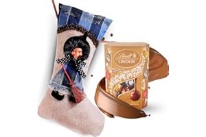 MY TEST Idea Regalo Epifania - - Calza Befana Azzura 27cm + 200gr Praline Assortite - Confezione Regalo - Natale 2023(AZZURRA)