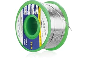 HAPPY FINDING Saldare, saldatura senza piombo con anima di colofonia (Sn99.3 Cu0.7/0.8mm, 100g)