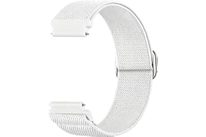 Aurrain 18mm 19mm 20mm 22mm Nylon Sports klockarmband för Garmin/Galaxy/Amazfit/Huawei,Unisex elastiskt nylonarmband för spor