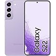 SAMSUNG Galaxy S22 5G Android Smartphone, 256GB, 8GB RAM, Dual Sim Mobile Phone, Bora Purple UAE Version, 256 GB