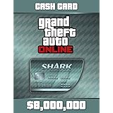 Grand Theft Auto Online | GTA V Megalodon Shark Cash Card | 8,000,000 GTA-Dollars [PC Code]